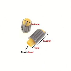 Lồi xử lý 10.8x21.6mm chiết <span class=keywords><strong>Knob</strong></span> Cap cho Bộ khuếch đại điện tử 6mm D trục điều chỉnh âm lượng núm - Product Image 6