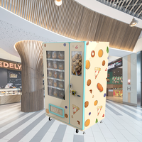 Garantie d'un an Distributeur automatique de cartes à collectionner Machine à gâteau avec ascenseur Distributeur de pièces Paiement Jeton de carte de crédit pris en charge