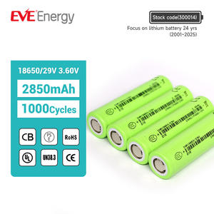 Eve <span class=keywords><strong>Energy</strong></span> Co. Ltd negozio ufficiale 1000 cicli 18650 batteria al litio Cell 18650 3.7v 2850mah 18650 batterie al litio - Product Image 1