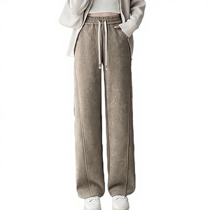 Pantalon évasé taille haute en dentelle pour femme, style sexy, transparent, coupe cloche, prix de gros, OEM, mode personnalisée, prix abordable - Product Image 2