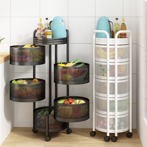 Estante giratorio de 3, 4 y 5 capas para almacenamiento de verduras o frutas - Product Image 2