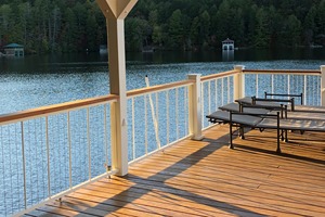 <span class=keywords><strong>Kit</strong></span> de <span class=keywords><strong>balustrade</strong></span> moderne en acier inoxydable et câble métallique avec éléments en <span class=keywords><strong>bois</strong></span> pour terrasse, usage résidentiel et commercial - Product Image 6