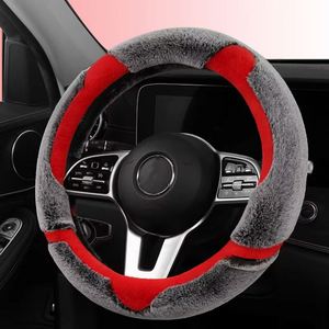 New Design <b>Car</b> Accessories High Quality Universal Winter Comfortable Fur <b>Car</b> Steering Wheel Cover - Product Image 5