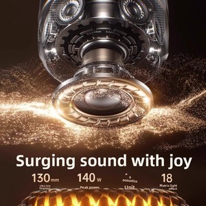 Huaqiangbei Bộ sưu tập vàng đen Harman Kardon Glass 5th Thế hệ <span class=keywords><strong>bluetooth</strong></span> loa siêu trầm không dây nhà KTV Loa Set - Product Image 3