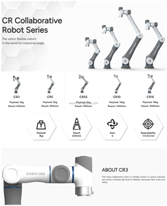 Bras robotique collaboratif TEPKOBOT Cobot <span class=keywords><strong>DOBOT</strong></span> CR10, 6 axes, portée 10 kg 1300 mm, pour assemblage de circuits imprimés, <span class=keywords><strong>robot</strong></span> industriel - Product Image 6