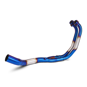 Đối với Yamaha YZF R3 R25 MT03 xe máy xả Moto sửa đổi đầy đủ hệ thống phía trước giữa liên kết ống AK Muffler 2015-2023 - Product Image 1