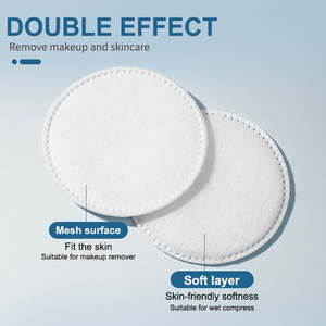 LMLTOP Factory - Pack de 80/100/150 tampons de <span class=keywords><strong>coton</strong></span> ronds à 3 couches pour le nettoyage du visage, démaquillants jetables, tampons de <span class=keywords><strong>coton</strong></span> ronds SY430 - Product Image 3