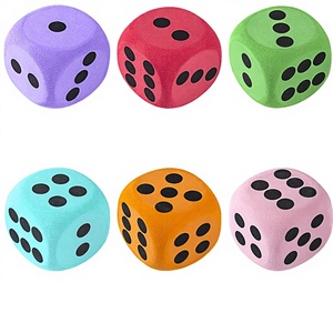 6Pcs EVA Foam Cube Dice 315" Educational Toy <strong>Blank</strong> <strong>Slate</strong> Board <strong>Game</strong> Lucky Numbers Parties Gifts - Product Image 1