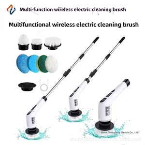 Electric 7&amp;9 in 1 Spin Scrubber <strong>Cleaning</strong> <strong>Brush</strong> - Cordless Electric Scrubber for Bathroom <strong>Shower</strong> and Tile Grout <strong>Cleaning</strong> - Product Image 6