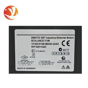 Commutateurs Ethernet non gérés Siemens 6GK5 108-0BA00-2AA3 6GK5108-0BA00-2AA3 neufs d'origine, contrôleur programmable PLC 16 entrées/sorties - Product Image 4