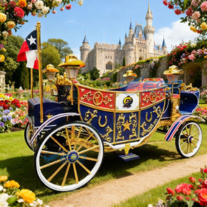 Nuevo Carroza Real Eléctrica Personalizada de Cenicienta 2026, Carroza sin Caballos para Turismo y Transporte Especial - Product Image 5