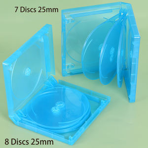 YUZMEI plastique <span class=keywords><strong>Bluray</strong></span> Dvd boîtier 11mm Blue Ray Dvd boîtier 14mm Blu-ray CD boîtier disque unique Blu-ray emballage CD/DVD boîte de rangement - Product Image 4