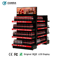 Écran LCD étiré pour bord de comptoir, moniteur publicitaire numérique pour centre commercial, écran tactile ultra-large personnalisé avec CMS intégré