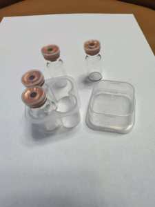 Wholesale Custom 3ml 4-units Sterile Vaccine <b>Storage</b> <b>Box</b> Plastic Small Vial Holder Embossing Recycled <b>Materials</b> for Small Vials - Product Image 1