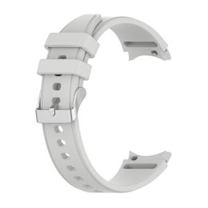 Braccialetto intelligente con estremità curva senza spazi vuoti da 20mm per cinturino per orologio in Silicone tinta unita classico Samsung <span class=keywords><strong>Galaxy</strong></span> Watch4/4 - Product Image 4