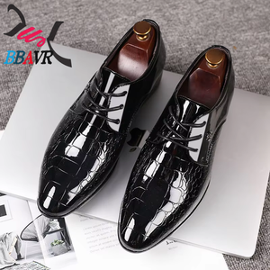 Zapatos de Hombre para Invierno, con Cordones, Punta en Pico, para Negocios o Bodas, Talla Grande, Transpirables, con Entresuela de PU/EVA/PVC - Product Image 2