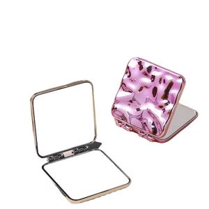 HQ Mixed Proc Discount Carry-on Mini <b>Makeup</b> <b>Mirror</b> Double-sided Portable Square Handheld Folding <b>Mirror</b> for Women at Home/Travel - Product Image 1