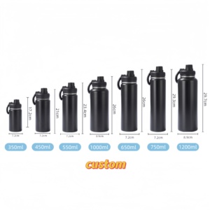 Frasco de pared doble de alta calidad personalizado de fábrica de acero inoxidable 750 ml 1000 ml tazas de té Rosa bebida aislada botella de agua para niños - Product Image 5