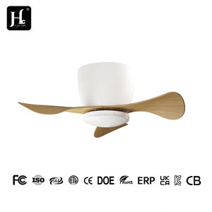 Ventilateur à grain de bois de 42 pouces avec lumière LED et télécommande, moteur DC 30W, 6 vitesses, intensité réglable 3000K-6000K, DC 85-265V - Product Image 2