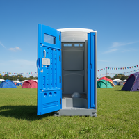 Toilettes portables Toppla modernes, écologiques, durables et légères en panneaux sandwich HDPE pour événements extérieurs, construction et VIP mobiles