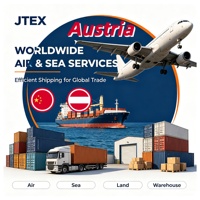 Transitaire maritime abordable Chine-Autriche, agent d'expédition maritime, transport maritime LCL DDP, service logistique mondial porte-à-porte
