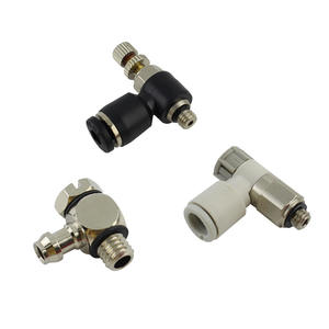 Raccords à connexion rapide pour cylindre miniature, état neuf, SL4-M5/6-M5/PC4-M3/6M5/KQ2H4-M5/SL/AS1201F, en cuivre et plastique - Product Image 1