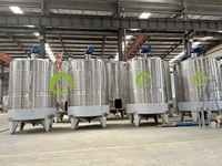 Équipement de fabrication de vin, cuves de fermentation de 500L à 5000L de capacité pour usage domestique et usine de production, machines de 100L à 1500L