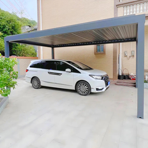 Pergola de jardin extérieure en aluminium LFL, protection contre le soleil et la pluie, garantie 10 ans, bâtiments résidentiels bioclimatiques, couleurs personnalisées - Product Image 1