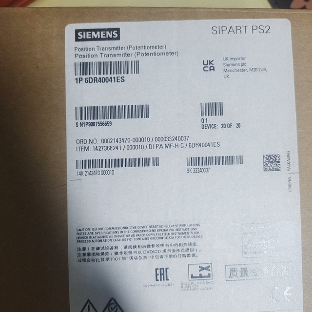 6DR4004-8NN40 Positioner Module Series for PLC