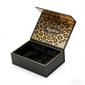 Custom Logo Black Luxury Rigid <b>Magnetic</b> Gift <b>Box</b> with Foam Insert for Clothing Gift Packaging - Product Image 2