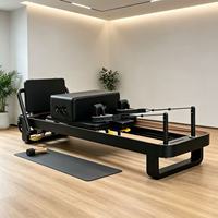 Barre de pieds réglable brevetée pour Reformer Pilates commercial, avec mécanisme à ressort pour la santé, disponible en plusieurs couleurs