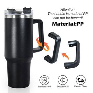 Vaso Térmico de 40 oz con Recubrimiento en Polvo, Personalizado, de Doble Pared, Aislado al Vacío, con Asa y Pajita, en Oferta - Product Image 4