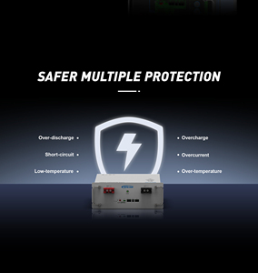 Batterie lithium-ion 51,2 V 100 Ah de notre usine avec 18 ans d'expérience, pour systèmes solaires 48 V 100 Ah 5 kW 6 kW 10 kW, pack de batteries LiFePO4 48 V 100 Ah - Product Image 6