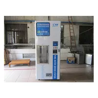 Distributore automatico di acqua pura bevente self-service all'aperto che dà la stazione dell'erogatore della ricarica dell'acqua del modello del cambiamento