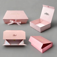 Emballage de boîtes magnétiques en carton rigide de luxe recyclables avec logo personnalisé boîte de papier cadeau pliable avec fermeture magnétique avec insertion en EVA