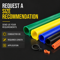 Manchon de protection isolant en caoutchouc silicone à clipser pour conducteurs aériens de lignes nues, par un fabricant fiable