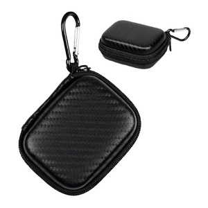 Mini Square Shaped Zipper EVA Earphone Case / Data Cable Headset Storage <b>Box</b> Bags - Product Image 2