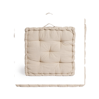 Coussin de méditation pour le dos, coussin de sol, grand coussin carré en coton tissé, ergonomique, écologique, pour le yoga, le bureau, l'extérieur, en mousse à mémoire de forme