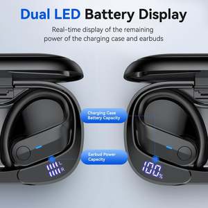 หูฟั<span class=keywords><strong>ง</strong></span>บลูทูธแบบเกี่ยวหู CE FCC Rohs T8 รอ<span class=keywords><strong>ง</strong></span>รับ ODM/OEM เสีย<span class=keywords><strong>ง</strong></span>เบสหนัก ตัดเสียงรบกวน ไมโครโฟนในตัว เหมาะสำหรับออกกำลั<span class=keywords><strong>ง</strong></span>กาย มาตรฐานกันน้ำ IPX7 หูฟั<span class=keywords><strong>ง</strong></span>ไร้สาย - Product Image 4