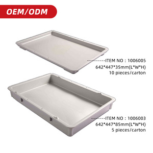 Caja de fermentación de masa restaurante pizza caja de prueba de masa apilable con estantes de exhibición de clip - Product Image 2