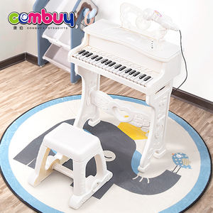 Instrument <span class=keywords><strong>de</strong></span> <span class=keywords><strong>musique</strong></span>, support <span class=keywords><strong>de</strong></span> clavier 37 touches, chaise, piano pour filles, jouet pour enfants - Product Image 2