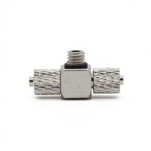 Conector Rápido Miniatura Tipo Pagoda PT PL4-M5 PC4/6-M3-M4-M5-M6 Conexión en T Piezas Neumáticas PB - Product Image 1