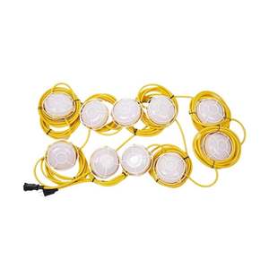 Luces LED de Cadena para Construcción con Clasificación IP65, Luz Blanca Fría, hasta 9000LM, 50 pies/100 pies de Longitud, Regulables, Garantía de 5 Años, Certificación CE, Venta al Por Mayor - Product Image 3