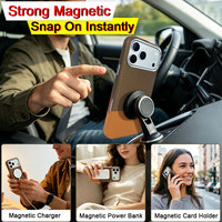 Coque de téléphone antichoc en PU à texture contrastée pour iPhone 15 Pro avec boutons métalliques indépendants et protection surélevée de l'appareil photo