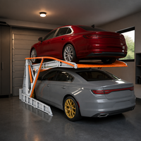Ponts élévateurs 2 colonnes pour garage domestique, élévateur inclinable avec verrouillage mécanique anti-chute pour villas privées