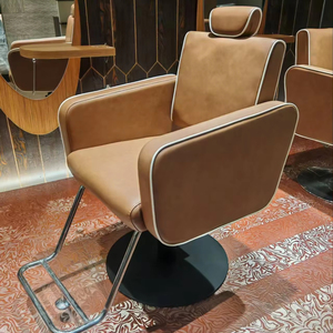 Sillón de Barbería Reclinable Negro para Hombre, Silla Profesional para Corte de Cabello, Silla Hidráulica para Salón de Belleza DM - Product Image 3