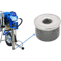Saringan Inlet Pompa Lubang Persegi Diameter 32mm Bahan Stainless Steel 12 Mesh Double Screen Elemen Filter Saringan Efisiensi 99% untuk