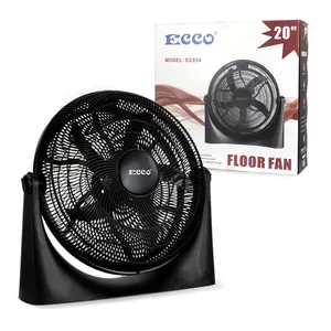 Box Fan ODM OEM Household Appliances Plastic Air Cooling 20 Inch Floor Fan