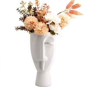 Delicati vasi in ceramica floreale in stile Art Deco intaglio <span class=keywords><strong>viso</strong></span> creativo decorazione da tavolo per il matrimonio o l'home Office - Product Image 1