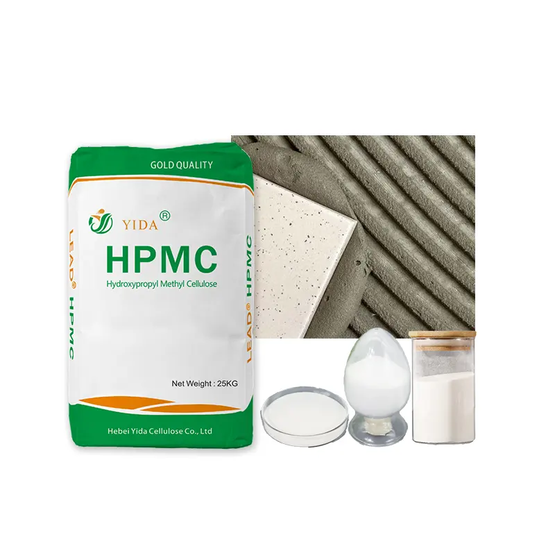 Penjualan terlaris Mortar penebal hidroksipropil metil bubuk selulosa HPMC untuk Bubuk dempul lapisan & keramik ubin perekat
